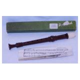 Vintage Dolmetsch recorder in box