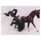 2 classic Breyer horses, Paint and Appaloosa