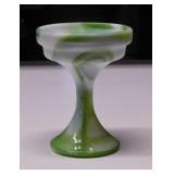 Westmoreland slag glass sweetmeats compote -