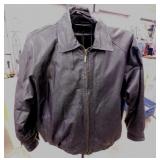 Oscar Piel leather coat, size 3XL