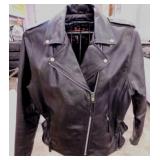 Interstate leather coat, size 2XL