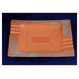 Mid Century ceramic party ashtray, 12" x 8"