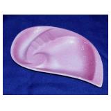 Mid Century ceramic amoeba party ashtray, 8" long