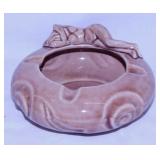 Vintage nude lady Japan pottery ashtray -