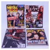 33 vintage metal rock & roll magazines: Metal