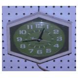Mid Century General Electric kitchen wall clock,