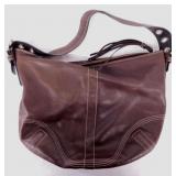 Ladies leather Coach hobo bag purse,