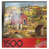 4 jigsaw puzzles: 300 - 500 - 1000 - 1500