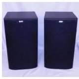 Pair of B&W England speakers, 8" x 11" x 14"