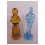 Degenhart art glass iridescent man figurine,