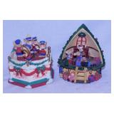 Holiday Bandstand mouse music box, plays Toyland,
