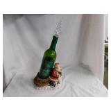 Santa wine cradle - Electric reindeer wine bottle