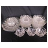 Federal Glass Columbia pieces: Covered butter -