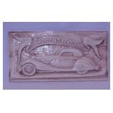 Mercedes Benz ceramic wall plaque