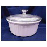 Corningware round French White 2.5 qt. casserole
