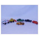 6 Matchbox 1:64 scale diecast  loose cars in good