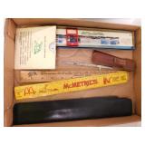 Pickett slide rule in case - Frederick Post 1441