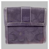 Ladies leather Coach billfold wallet