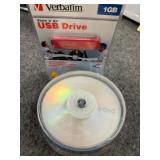 Dynex DVD-R recordable discs, new - Verbatim 1 GB