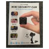 Hype mini security cam, new in box (box was ripped