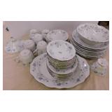 Johann Haviland Blue Garland china service for 8: