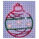 Lighted Christmas Tree Ornament yard art in box