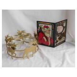 1983 Seriglass Santa & reindeer - Reindeer tea