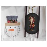 Wooden Countdown to Christmas snowman - Wooden