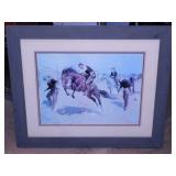 Turn Him Loose Bill print by Frederic Remington,