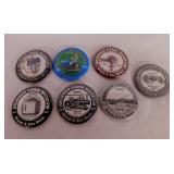 Skinner Farm Steam & Gas Show pinback buttons: