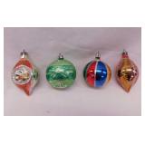 15 vintage classic glass Christmas ornaments