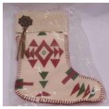 5 Christmas stockings, largest is 17" -