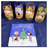 4 Camp Snoopy glasses - 2000 The Joy of Peanuts