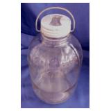 Vintage Presto Dura Glass 1/2 gallon jar w/ bail
