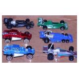 Six 1:64 diecast cards in good condition