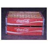 Vintage Coca-Cola wood crate 24 bottle collectors