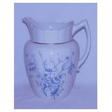 Antique O.P. Co. ironstone blue transferware