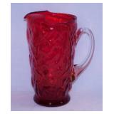 Vintage Morgantown Seneca Driftwood ruby red