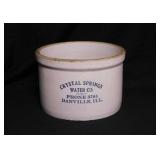 Antique Crystal Springs Danville Illinois water