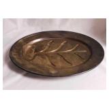 Gorham silverplate meat platter, 16" wide -