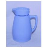 Lilien Porzellan Austria blue porcelain pitcher,