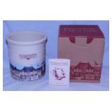 Longaberger Pottery Homestead 2 qt. crock in box