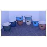 8 Our Own Import Japan genuine stoneware custard