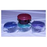 4 new Tupperware Tiny Preludio bowls w/ seals -