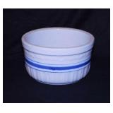 Red Wing Pottery blue band crock bowl,
