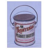 Vintage sealed Frontenac Peanut Butter tin, 12