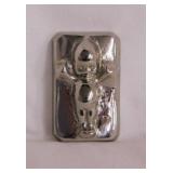 Cast metal kewpie paperweight, 1.5" x 2.25"