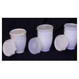 13 vintage Tupperware refrigerator bowls and