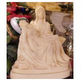 Madonna della Pieta figurine, 4" tall - Christmas