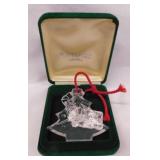 New Waterford crystal Christmas tree ornament in